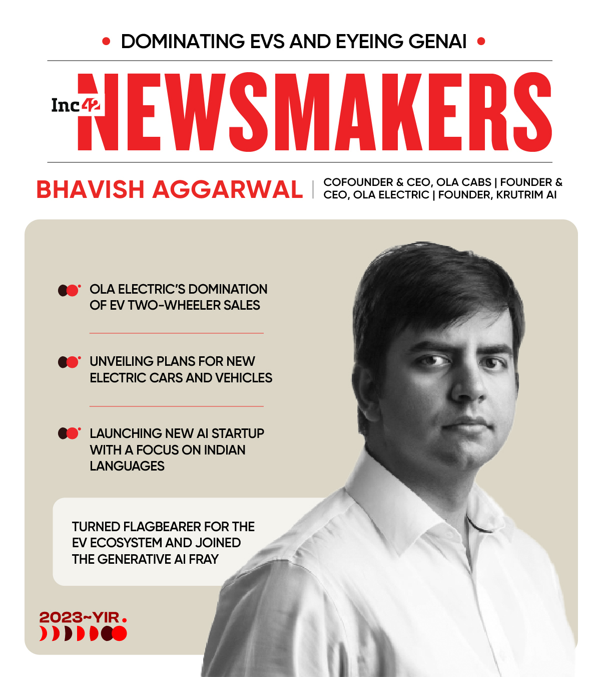 Startup Newsmakers Of 2023: Bhavish Aggarwal